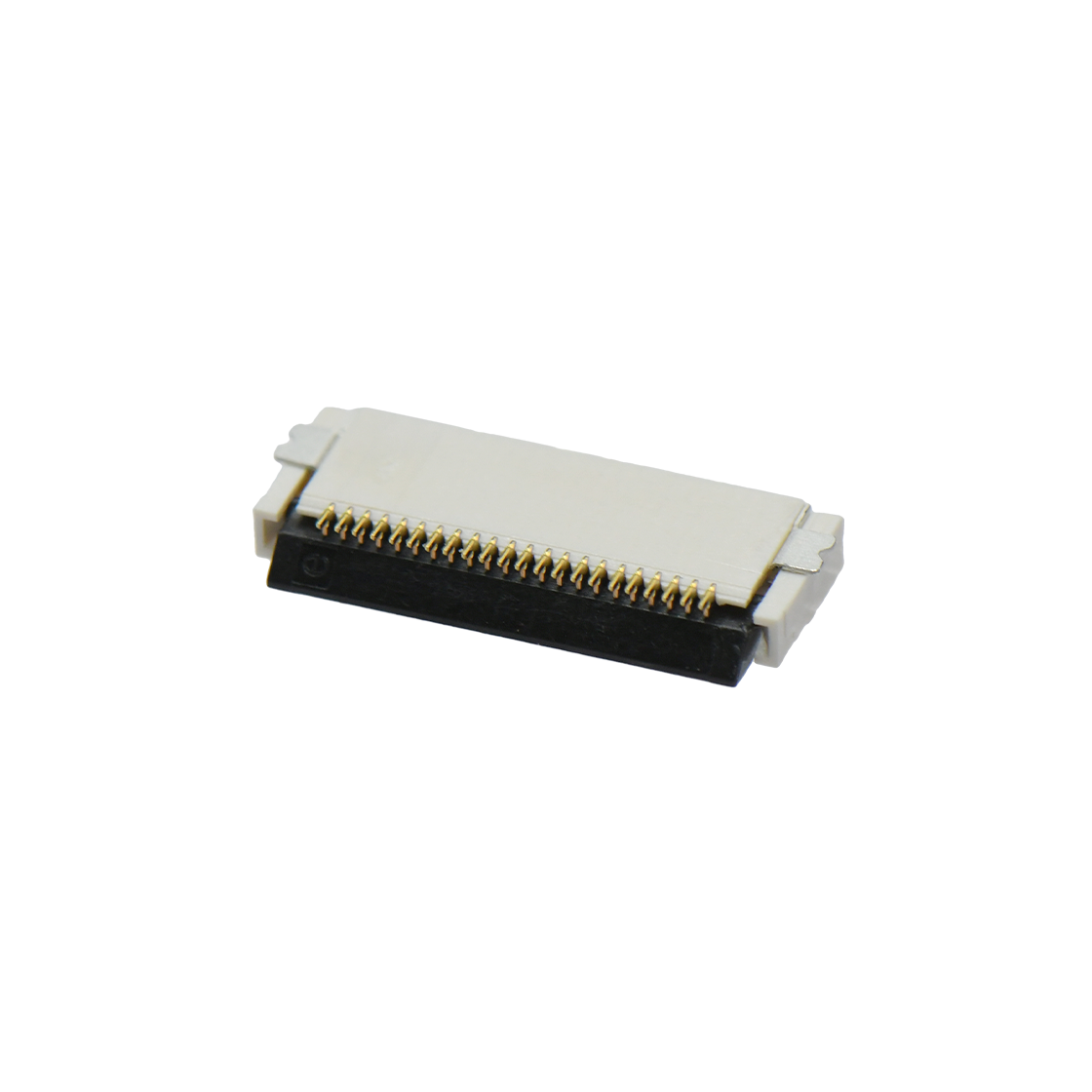 Pitch 0.50mm H2.0mm卧贴后掀盖双面接 FPC